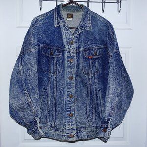 Vintage Lee Rider Denim Jacket, Made in USA